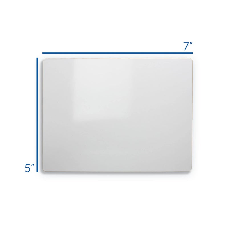 Flipside Products ألواح بيضاء قابلة للمسح الجاف من فليبسايد برودكتس 5" × 7"، حزمة صفية، لوح جانبي واحد للاستخدام في الصف، قابلة لإعادة الاستخدام لمشاركة المجموعة - 24 حزمة - Image 3